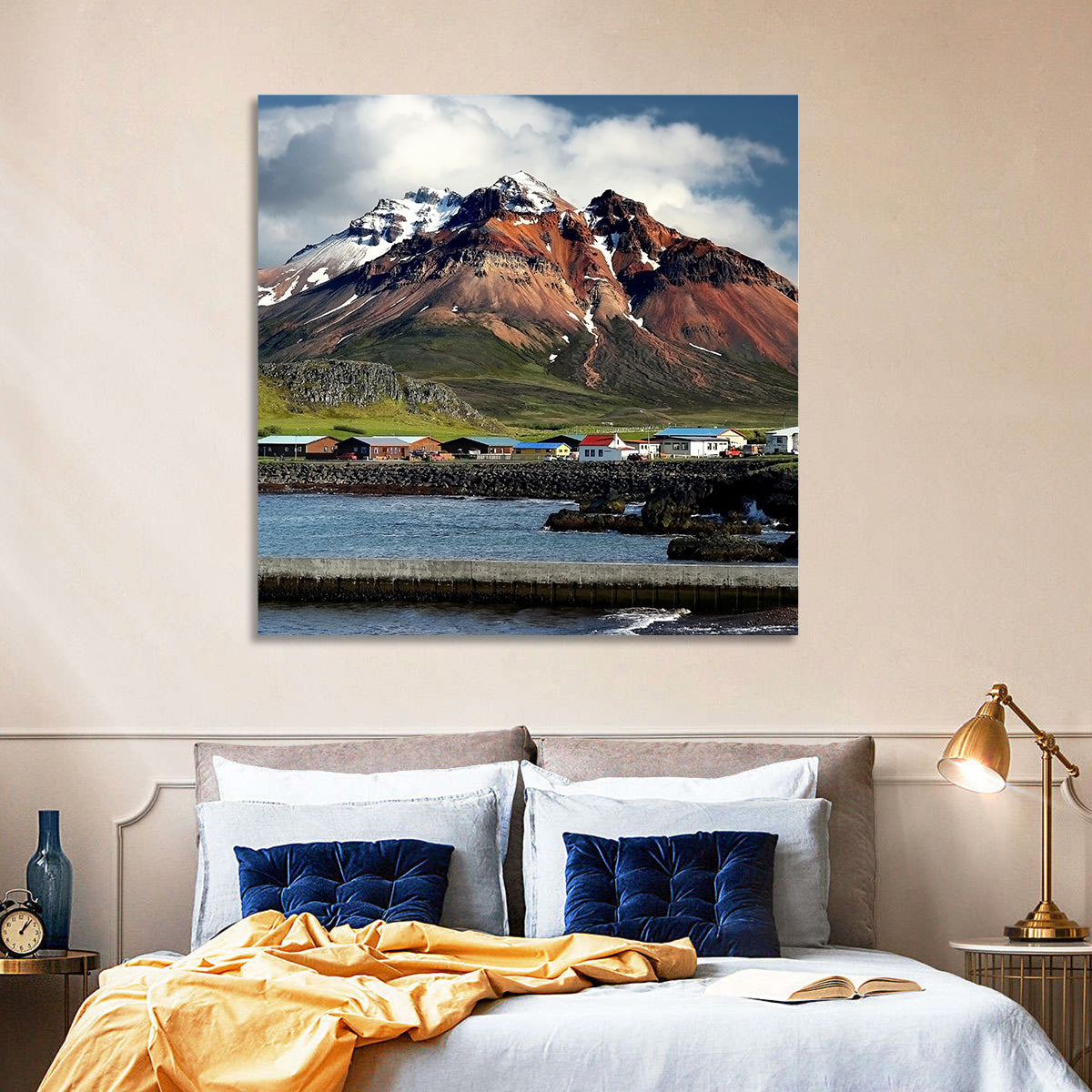 East Fjords Harbor Village Wall Art