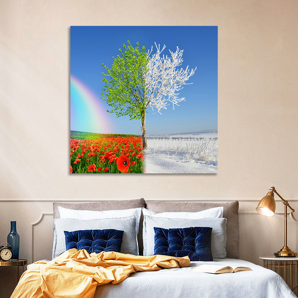 Seasonal Split Landscape Wall Art