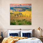 Val D'orcia Cypress Road Wall Art