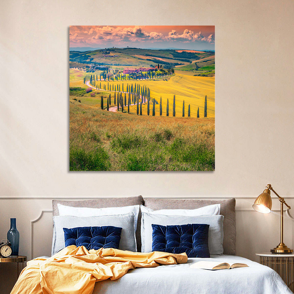 Val D'orcia Cypress Road Wall Art