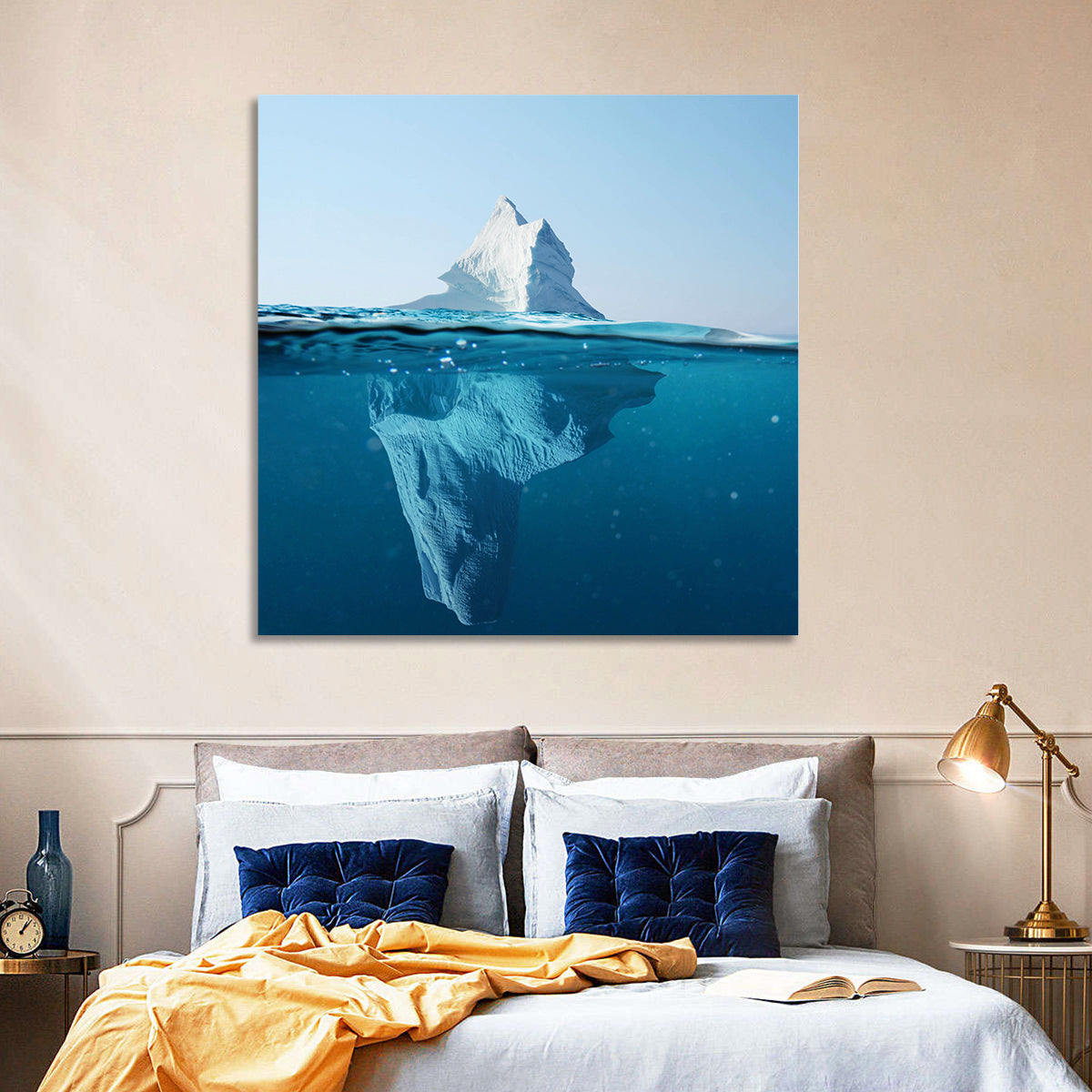 Split-level Iceberg Wall Art