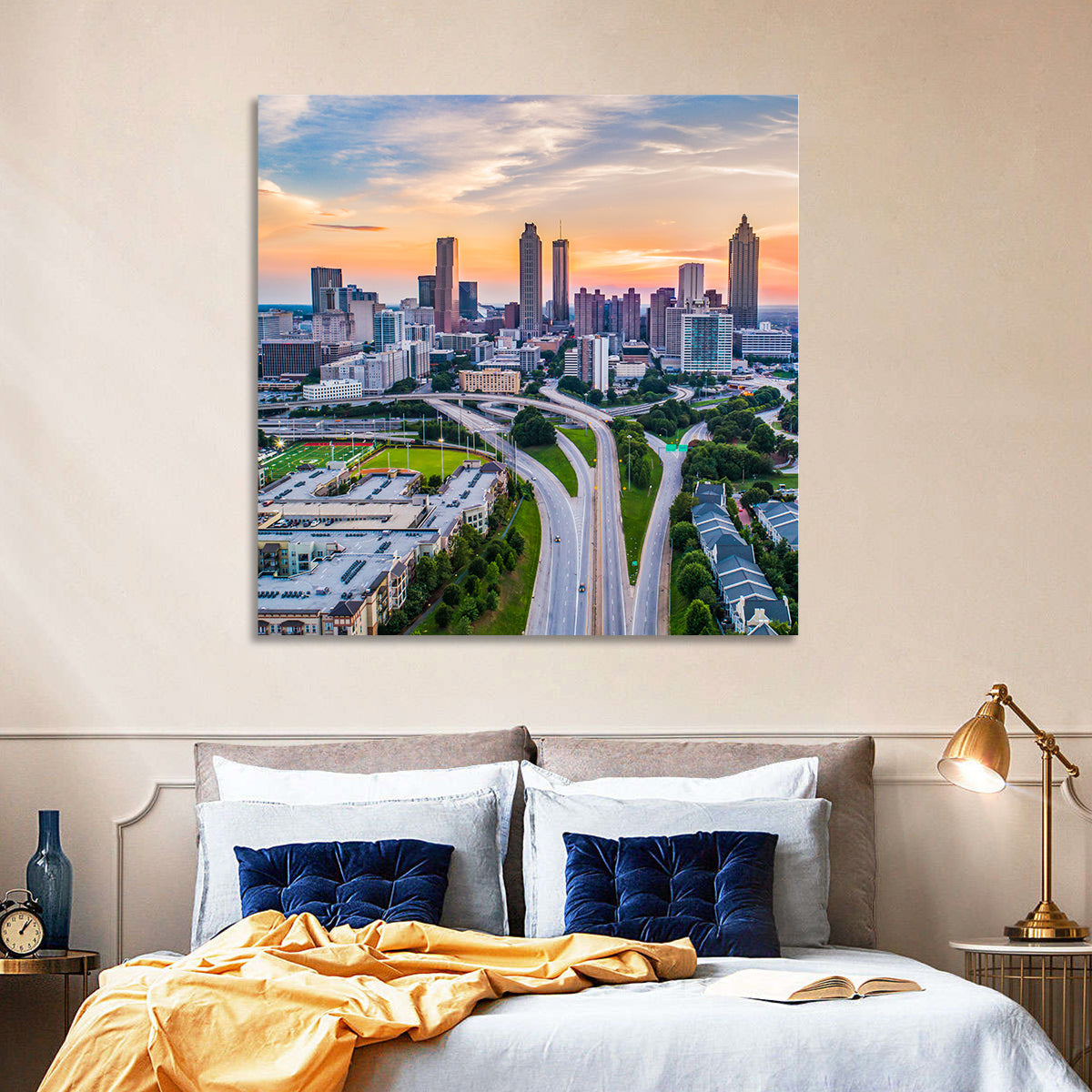 Downtown Atlanta Skyline Wall Art