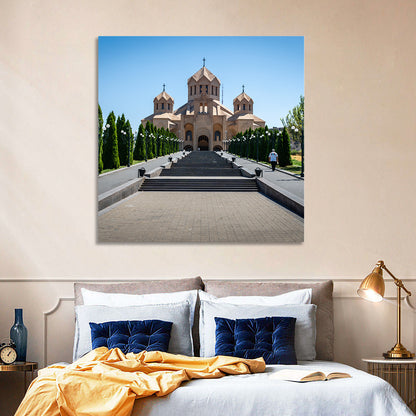 Saint Gregory Cathedral Stairway, Yerevan Wall Art
