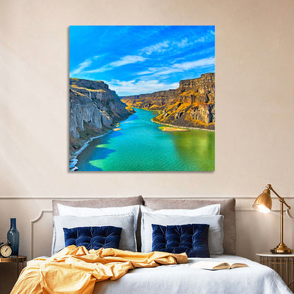 Snake River Canyon at Twin Falls Wall Art