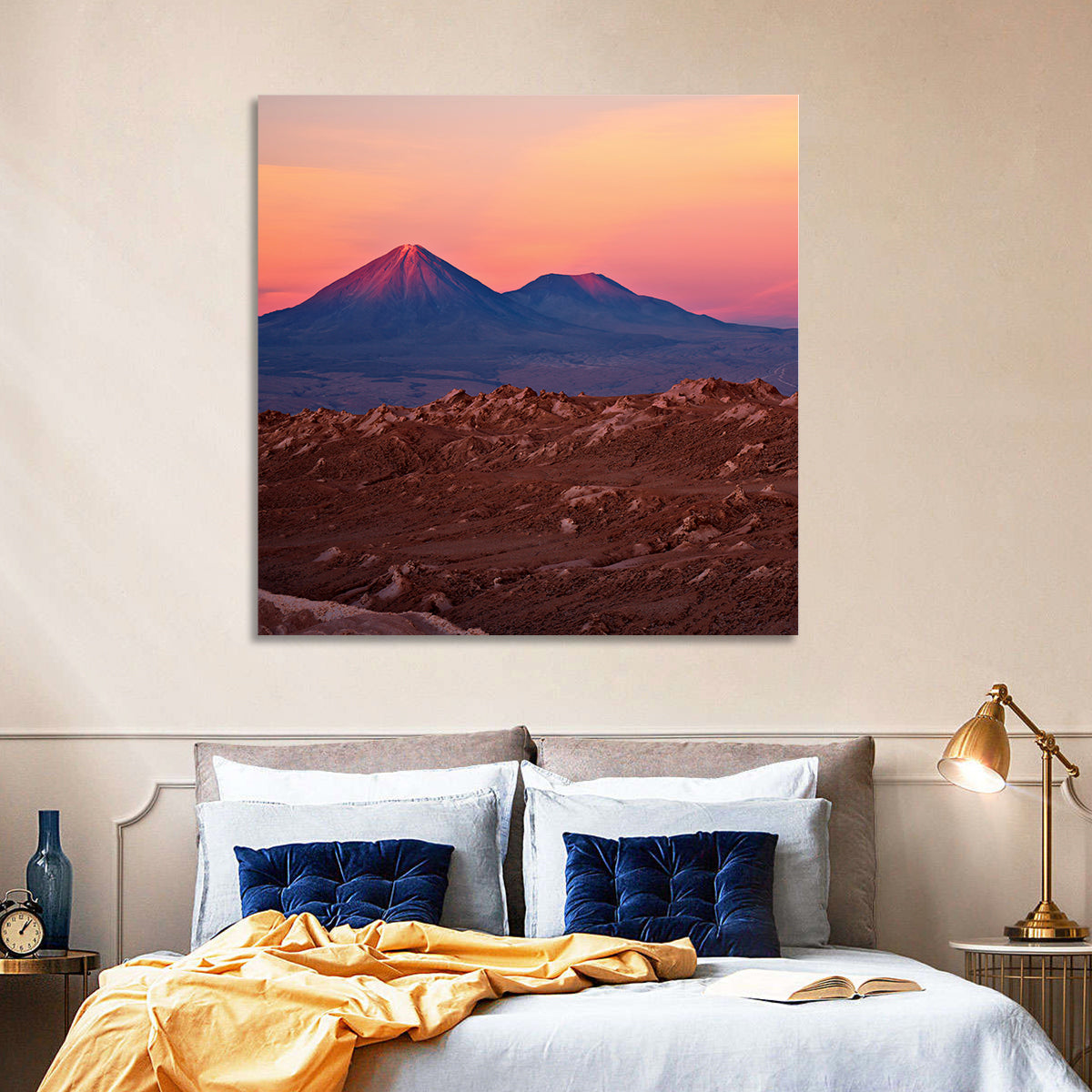 Valle De La Luna, Licancabur Volcano Wall Art