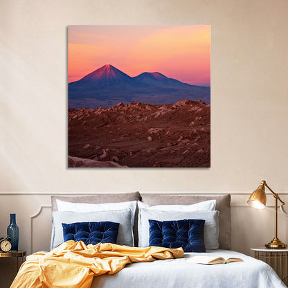 Valle De La Luna, Licancabur Volcano Wall Art