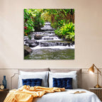 Tabacon Tiered Hot Springs Waterfall Wall Art