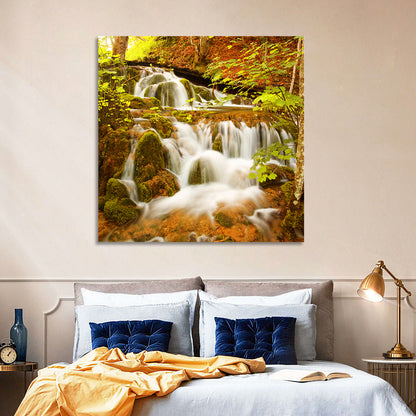 Plitvice Autumn Stream Wall Art
