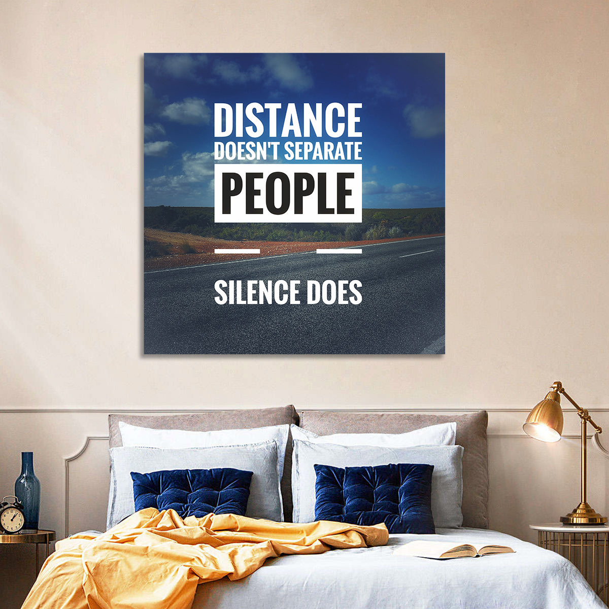 Silence Separates People Wall Art