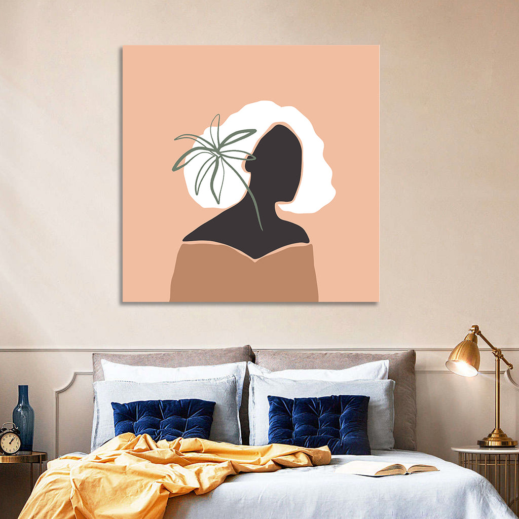 Modern Woman Silhouette Wall Art