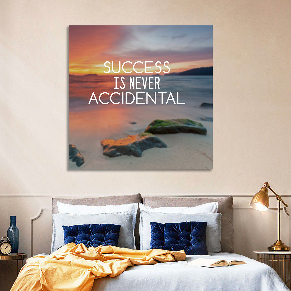 Success Is Never Accidental Wall Art