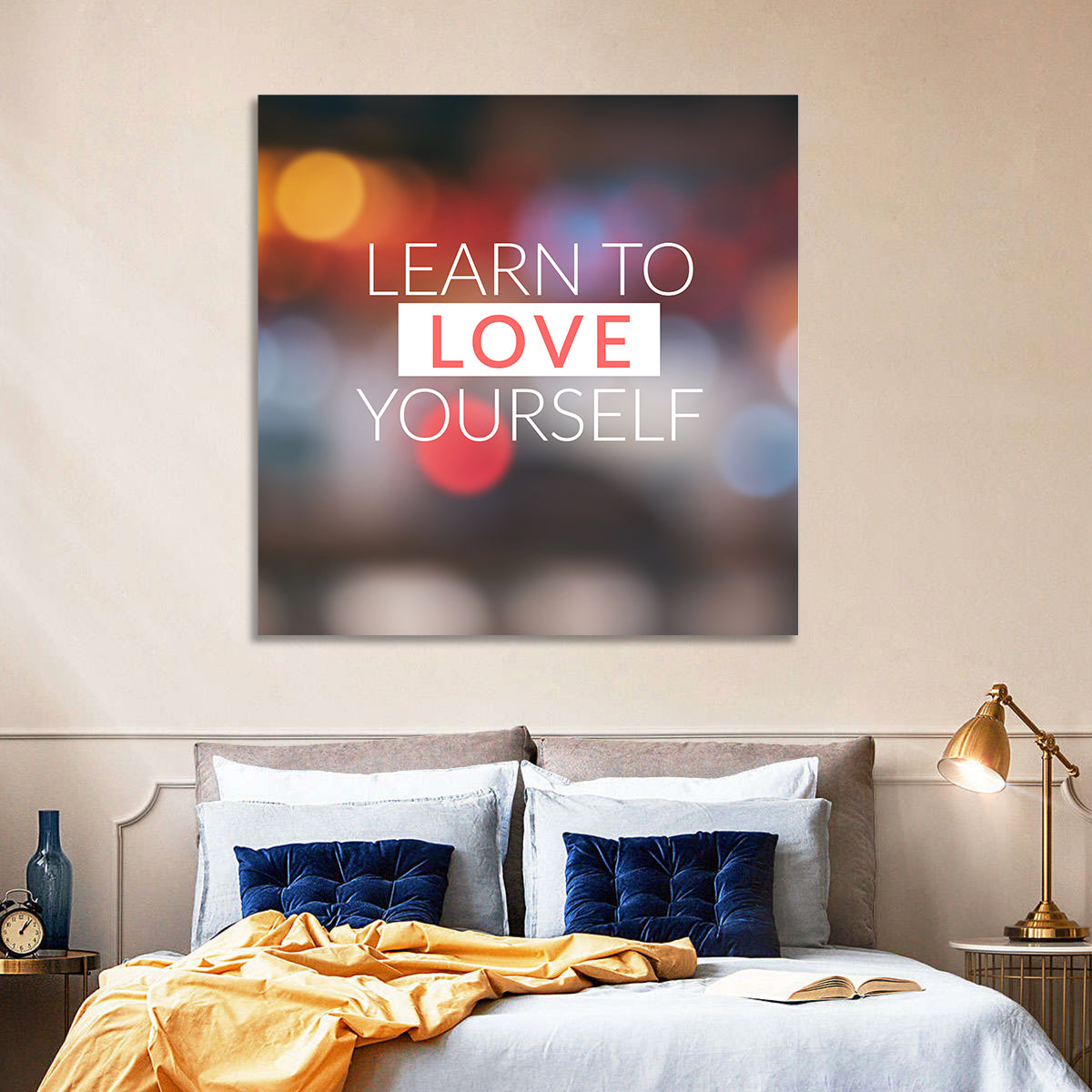 Learn to Love Yourself Wall Art