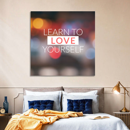 Learn to Love Yourself Wall Art