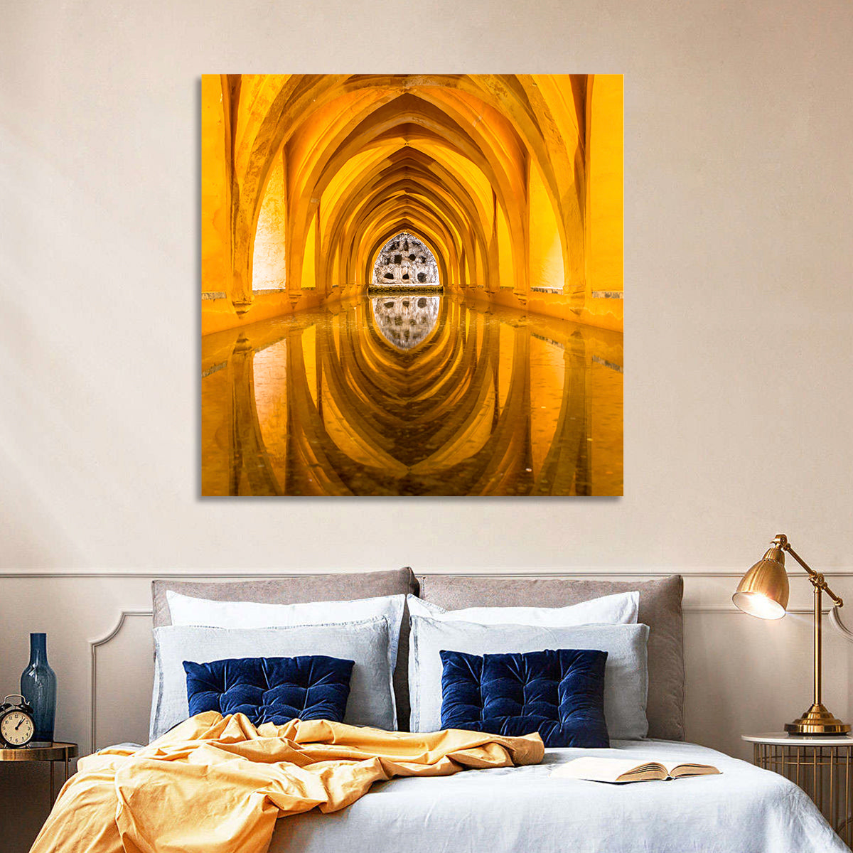 Royal Alcázar Bath Reflections Wall Art