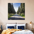 Avenue of Cypress Trees Wall Art
