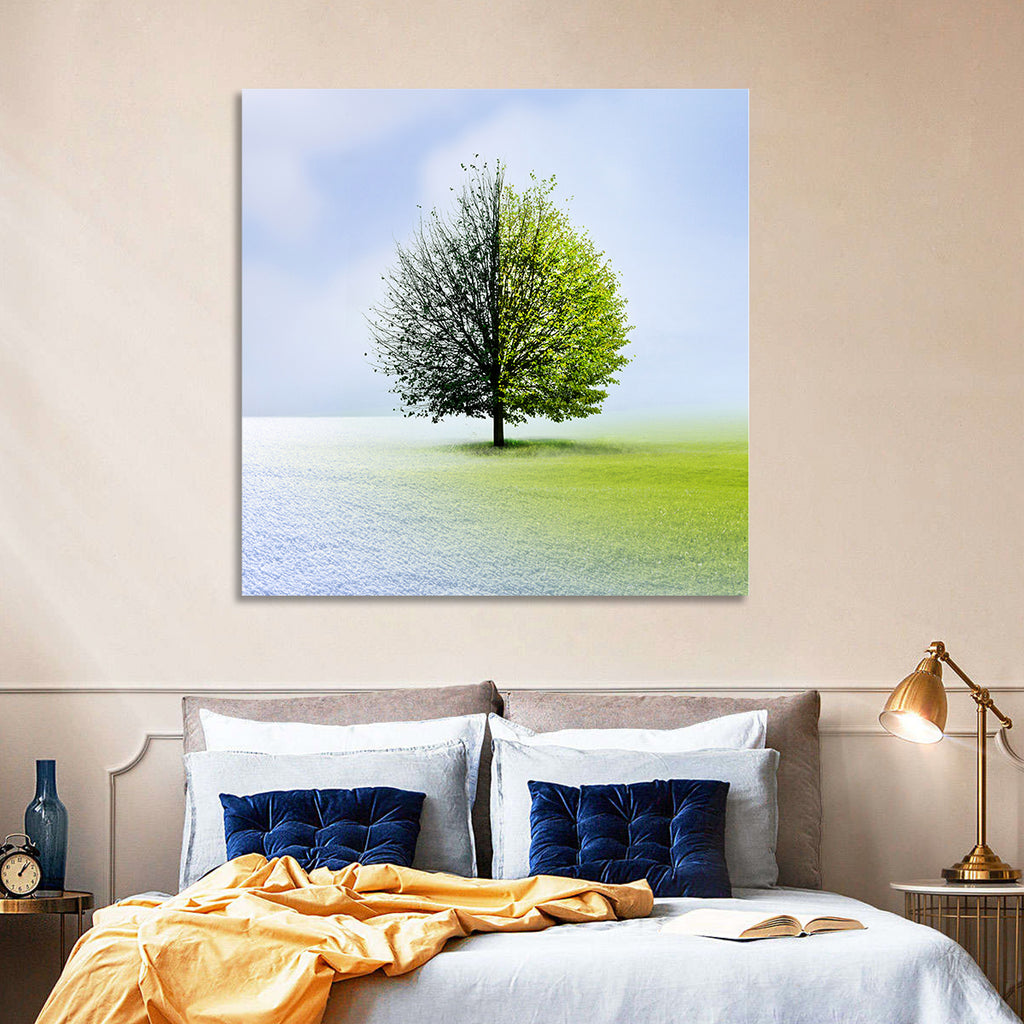 Winter to Spring Tree Wall Art