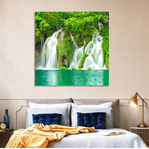 Plitvice Waterfall Wall Art