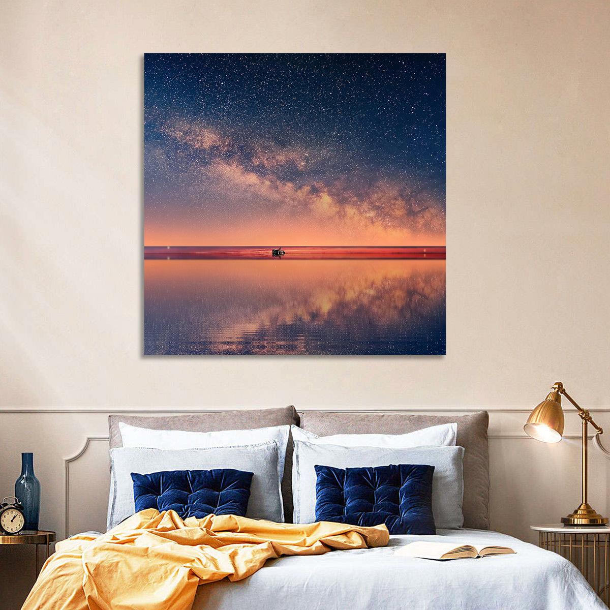 Ocean Starry Night Wall Art