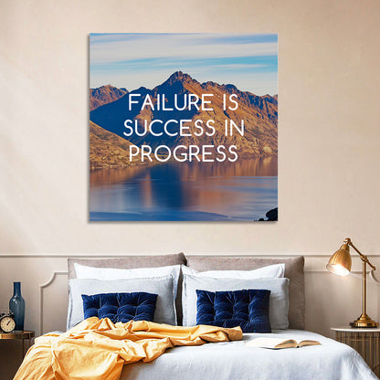 Failure Is Success in Progress Wall Art