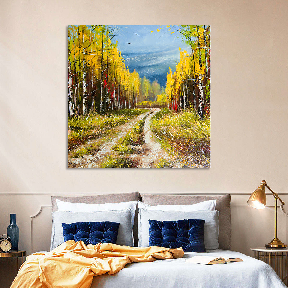 Autumn Hill Pathway Wall Art