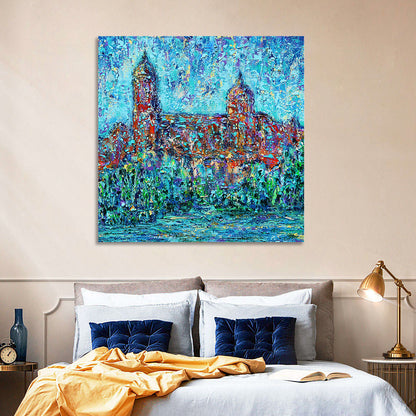 Salamanca Dual Domes Reflection Wall Art