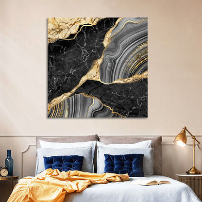 Gold River Abstract Wall Art