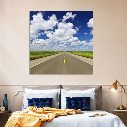 Saskatchewan Prairies Highway Wall Art