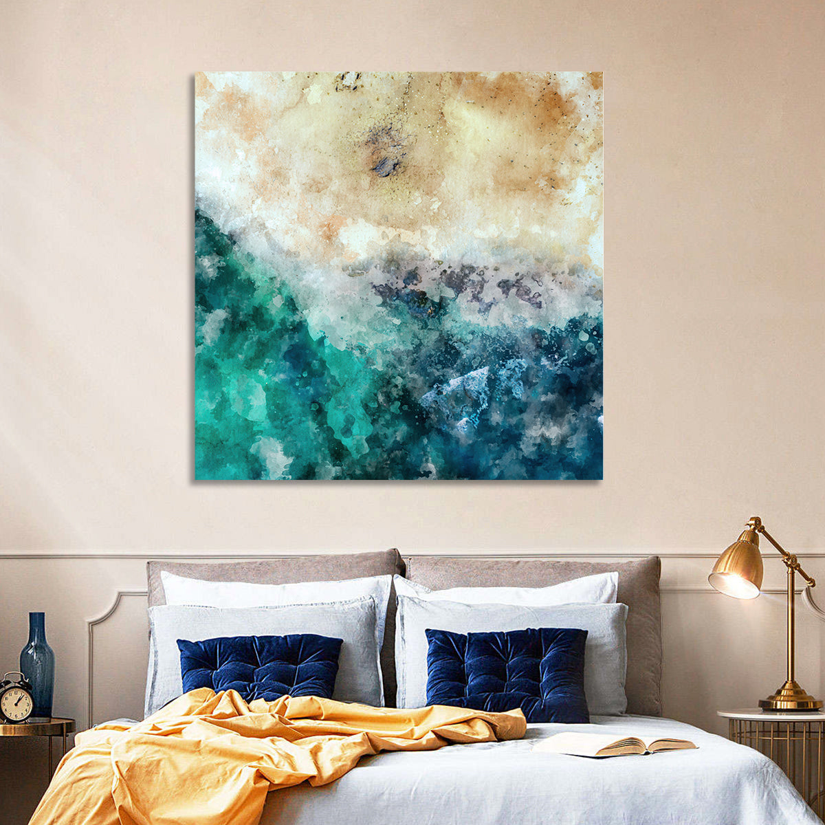 Aerial Beach Abstract Wall Art