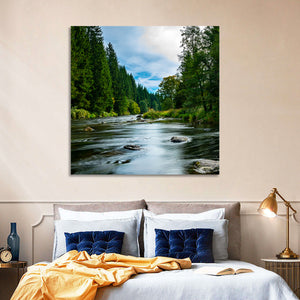 Bavarian Forest River Wall Art