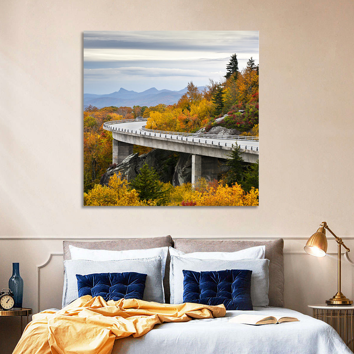 Linn Cove Viaduct at Grandfather Mountain Wall Art