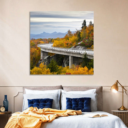 Linn Cove Viaduct at Grandfather Mountain Wall Art