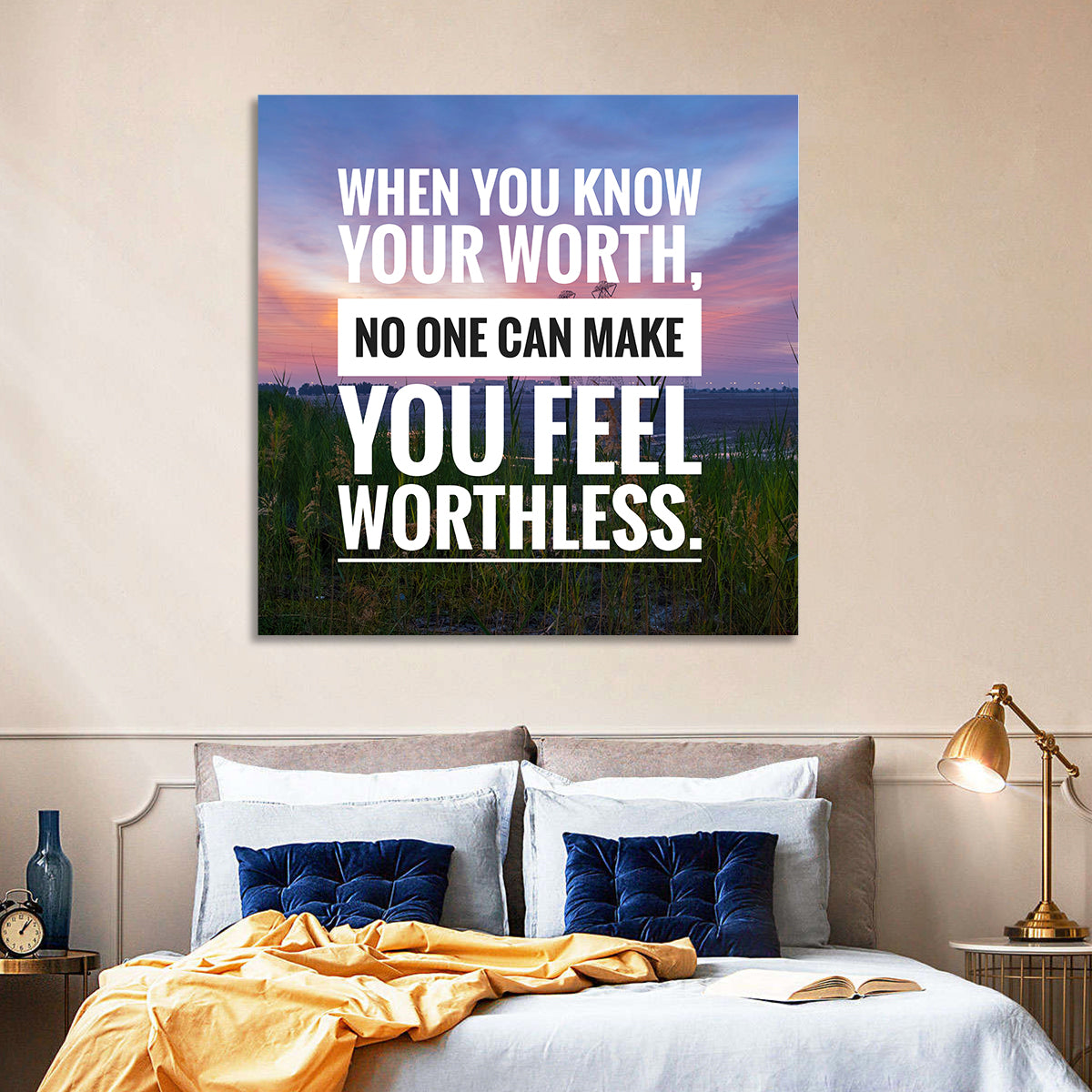 When You Know Your Worth, Golden Hour Wall Art