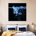 Underwater Bubble Motion Wall Art