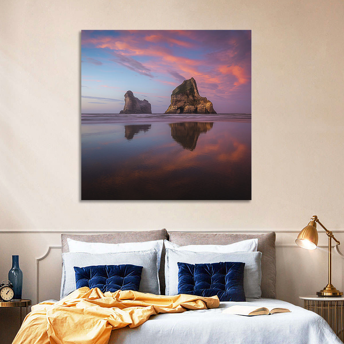 Wharariki Beach Sunrise Wall Art