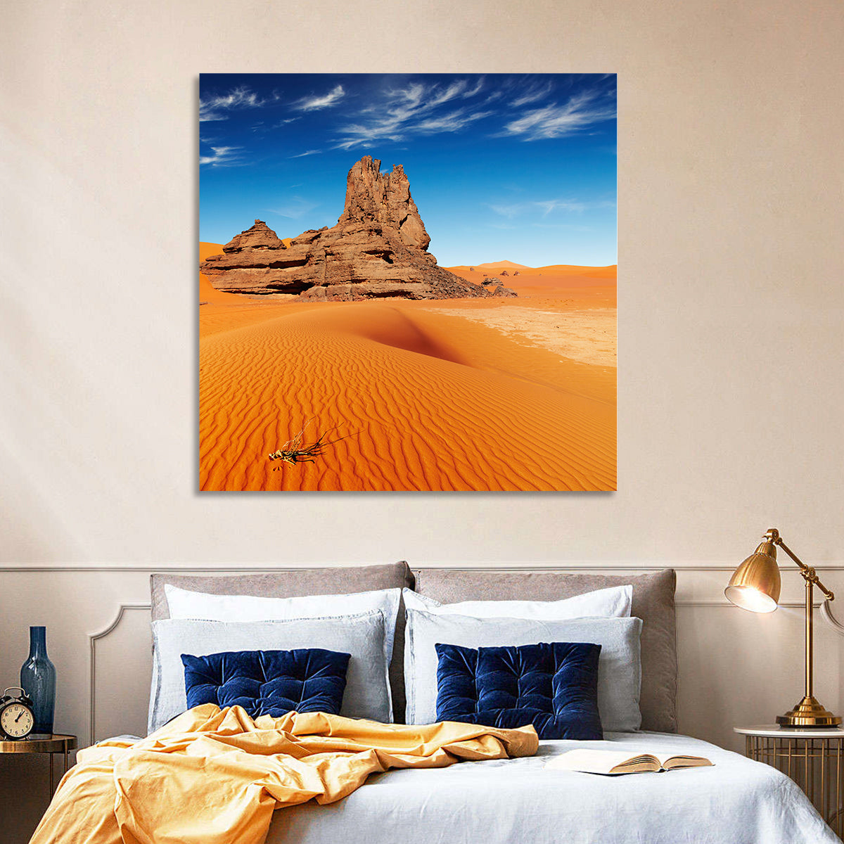 Sahara Rock Formation Landscape Wall Art