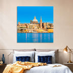 Valletta Waterfront Skyline Wall Art