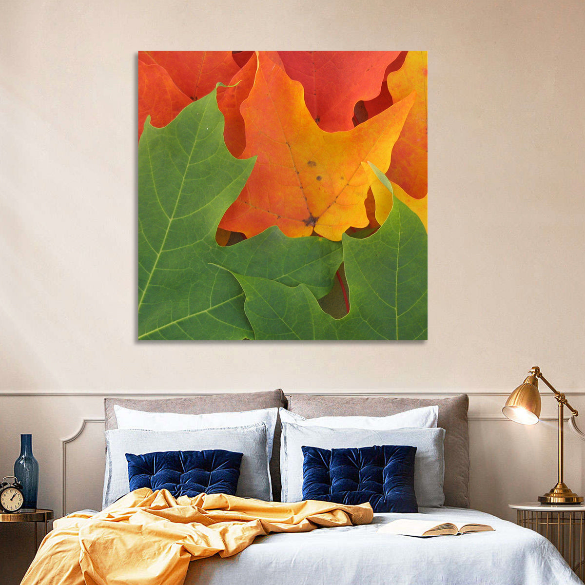 Autumn Maple Leaves Wall Art