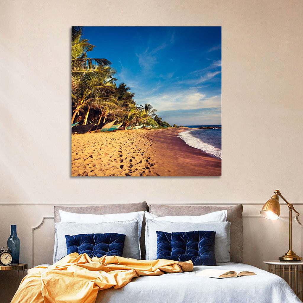 Mirissa Beach Morning Light Wall Art