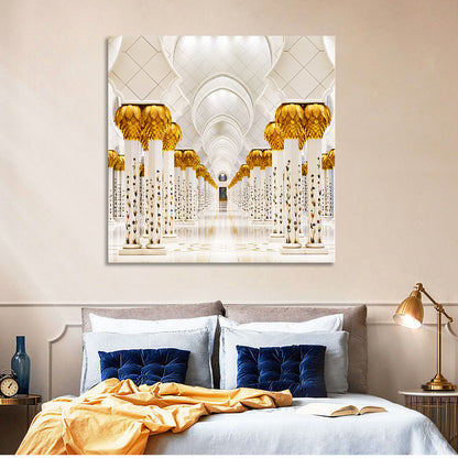 Sheikh Zayed Grand Mosque Colonnade Wall Art