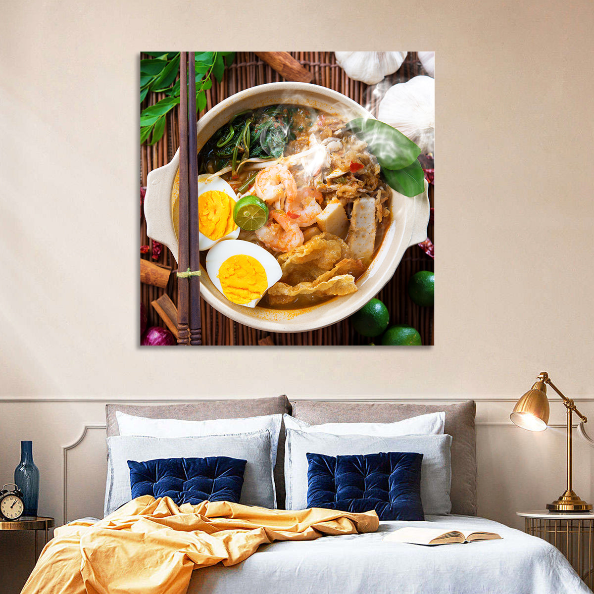 Malaysian Prawn Mee Bowl Wall Art