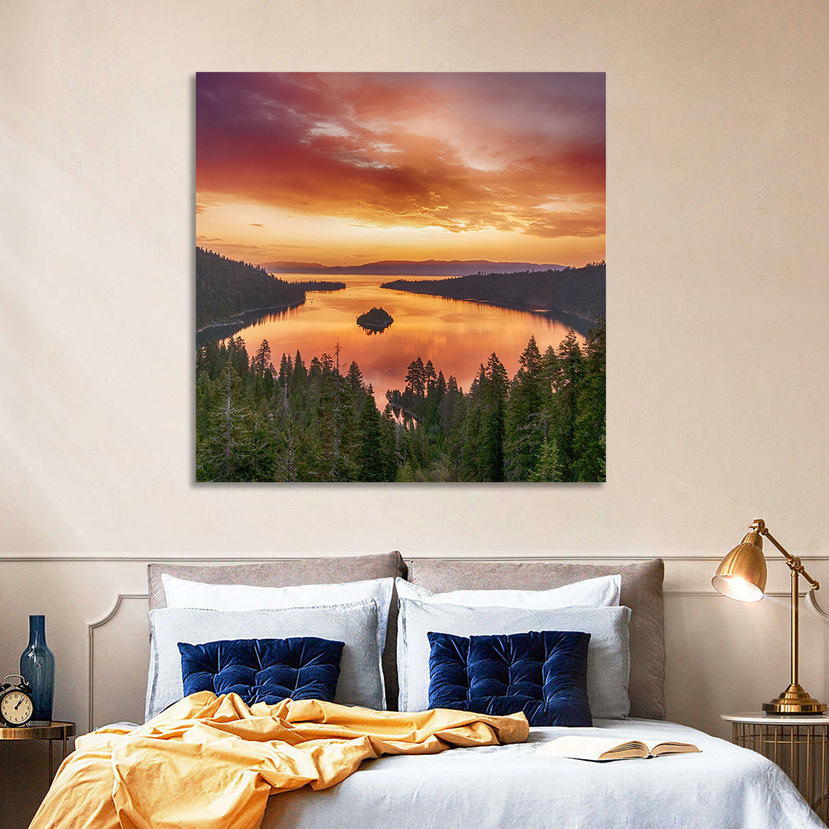 Emerald Bay Sunrise, Lake Tahoe Wall Art