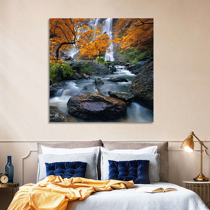 Konglan Autumn Waterfall Wall Art