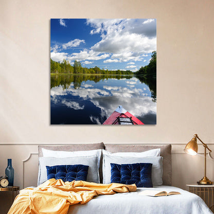 Karelia Kayak Reflection Wall Art