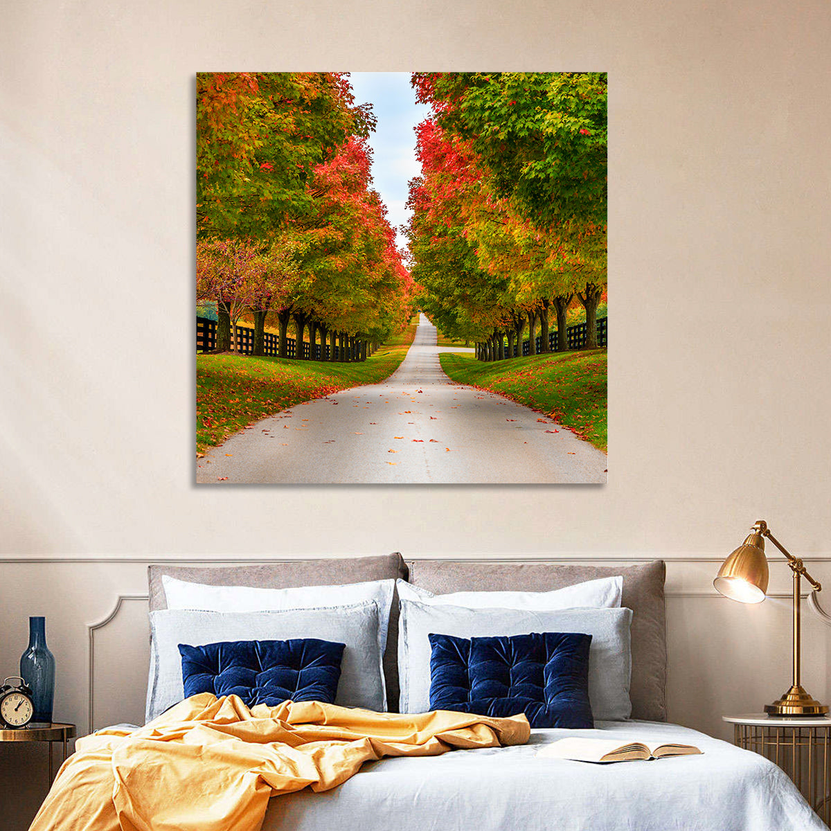 Horse Farm Rural Kentucky Wall Art