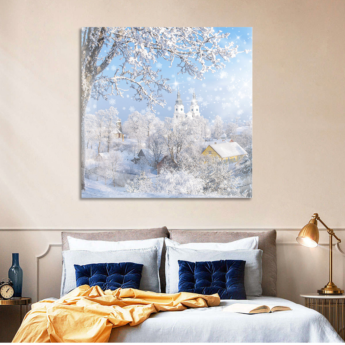 Frosted Village Wall Art