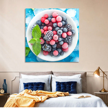 Frozen Berry Bowl Wall Art