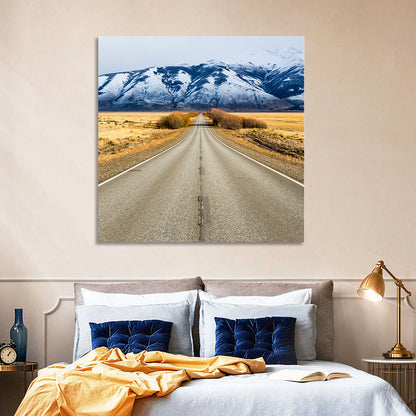 El Calafate Road with Snow Peaks Wall Art