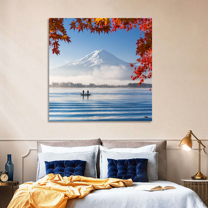 Mount Fuji Over Lake Kawaguchiko Wall Art