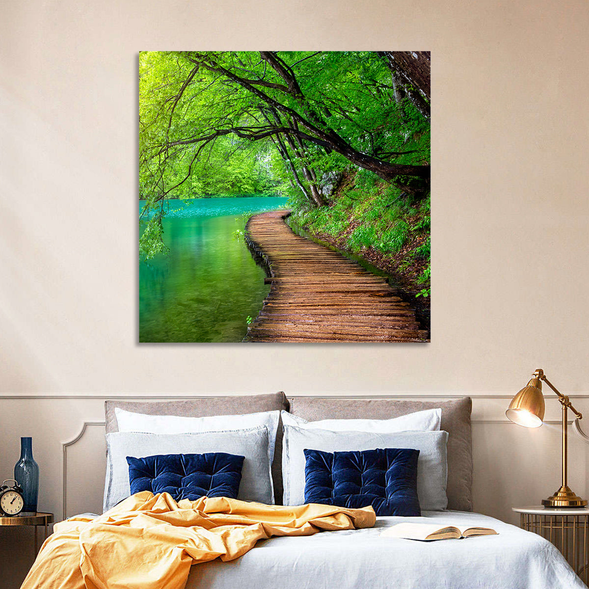 Plitvice Lakes Boardwalk Wall Art