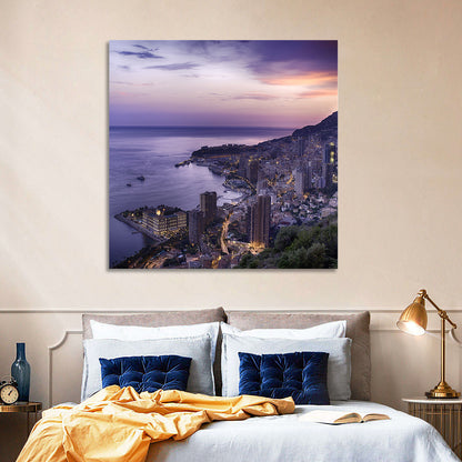 Monte Carlo at Dusk Wall Art